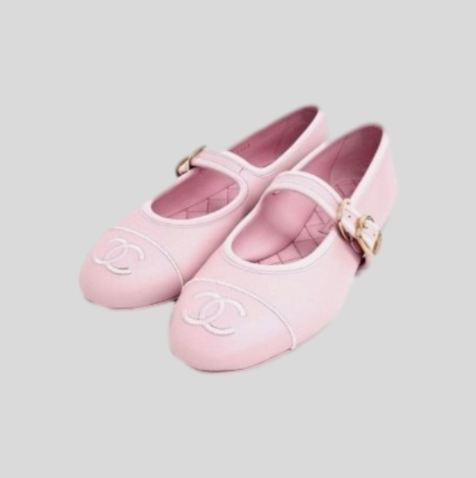 샤넬 메리제인 플랫 슈즈