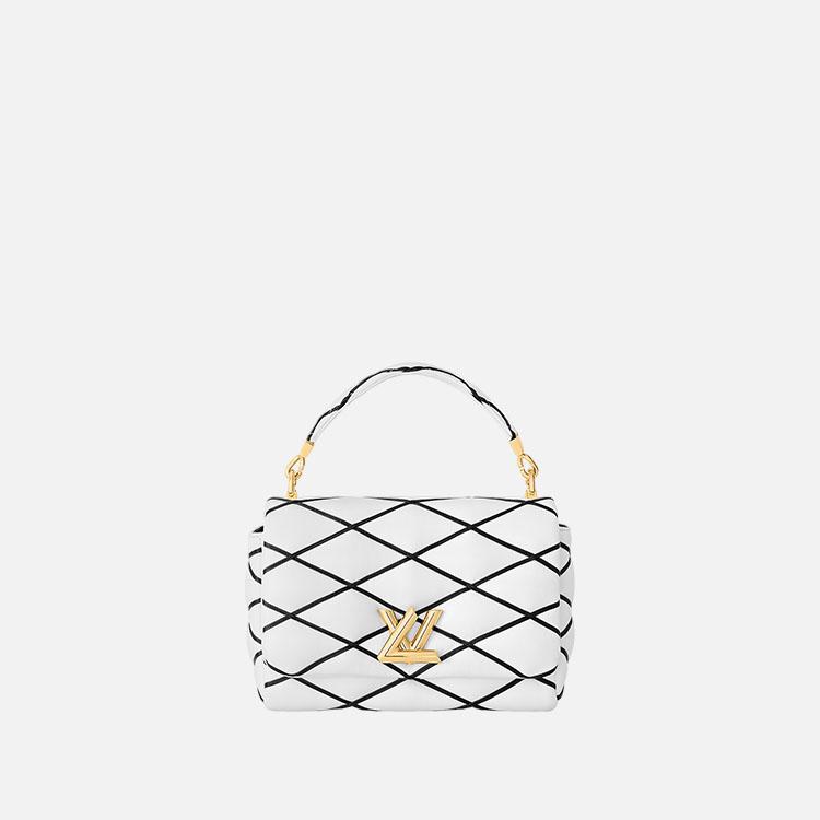 루이비통 GO-14 말타쥬 탑핸들 핸드백 블랙 & 화이트