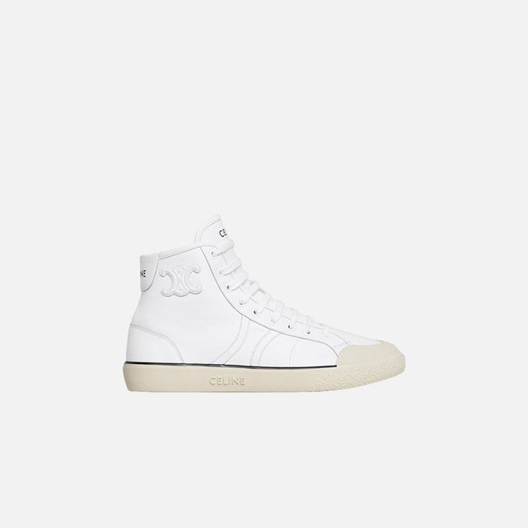 셀린느 트리옹프 패치 AS-02 미드 로우 레이스업 앨런 스니커즈