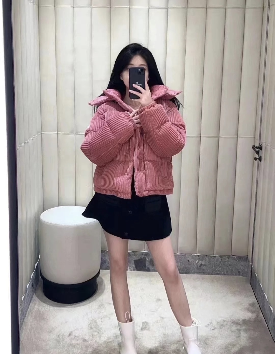 몽클레어 후드 다운 자켓