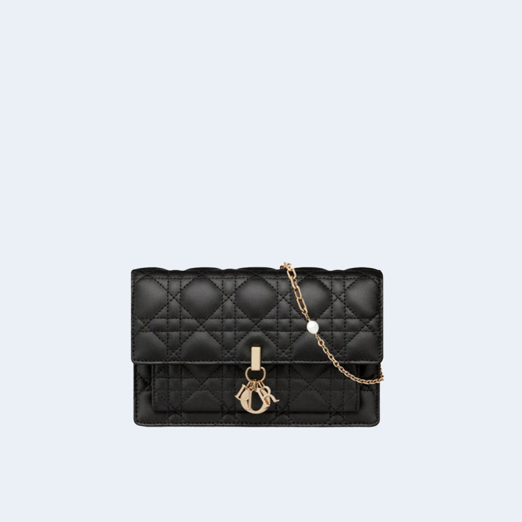 디올 MISS 체인 파우치 블랙