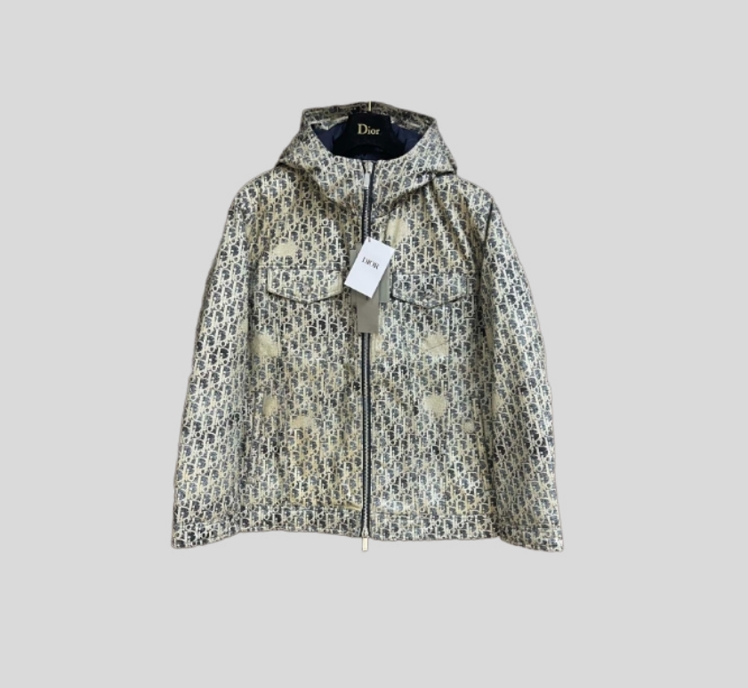 디올 데님 다운 자켓