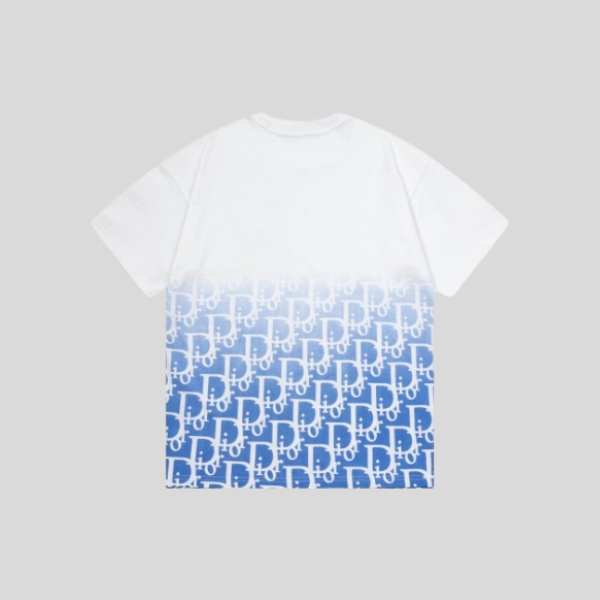 디올 프린트 반팔 티셔츠