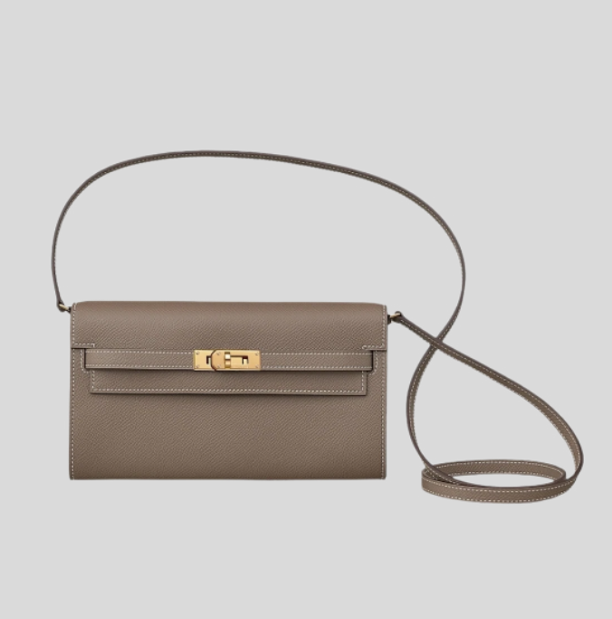 에르메스 켈리 클래식 투 고 장지갑 (골드버클)