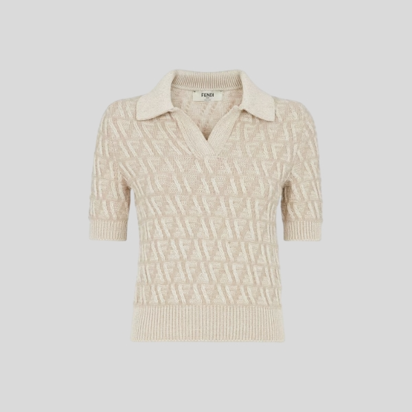 펜디 자카드 반팔 셔츠(3color)