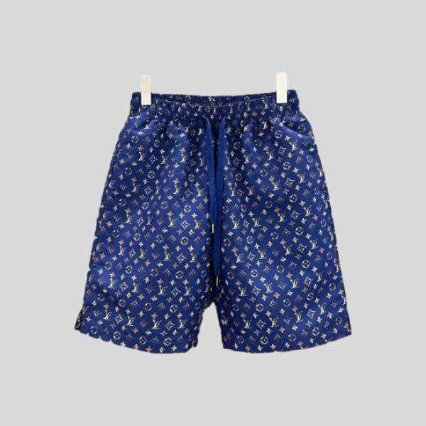 루이비통 풀골드 모노그램 로고 비치팬츠