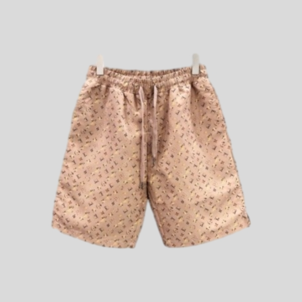 루이비통 풀골드 모노그램 로고 비치팬츠