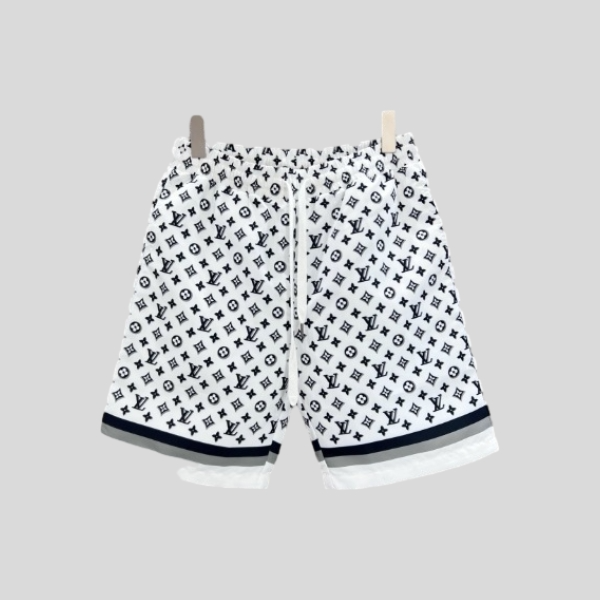 루이비통 풀프린트 모노그램 로고 비치팬츠