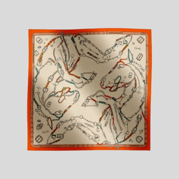 에르메스 Leaping Horse 오렌지