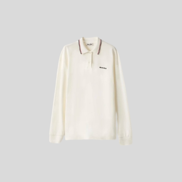 미우미우 코튼 폴로 긴발티