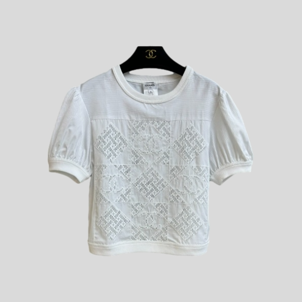 샤넬 자수 반팔