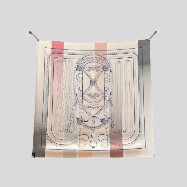 에르메스 양면 실크 스카프