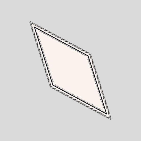 샤넬 다이아몬드 스카프(오프화이트)