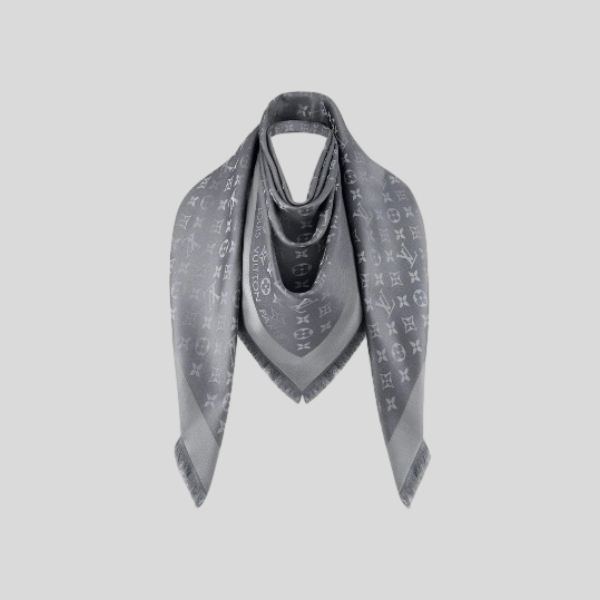 루이비통 모노그램 샤인 숄(그레이 실버)