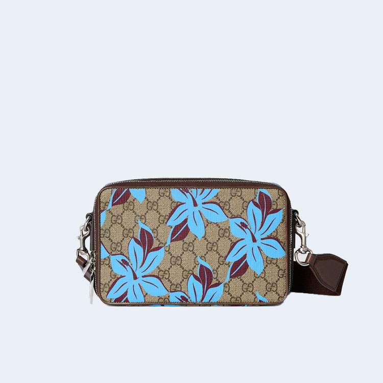 구찌 GG 프린트 미니백 베이지 다크 수프림