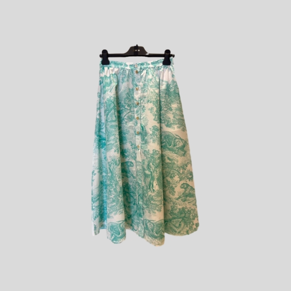 디올 정글 동물 스커트