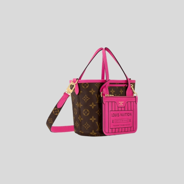 루이비통 네버풀 반둘리에 인사이드 아웃 BB