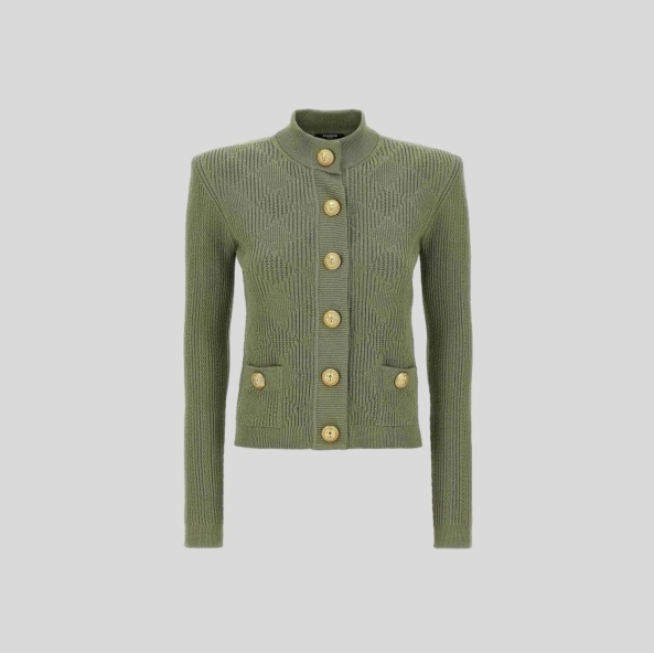 발망 패턴 스웨터 자켓 스커트 세트(2color)