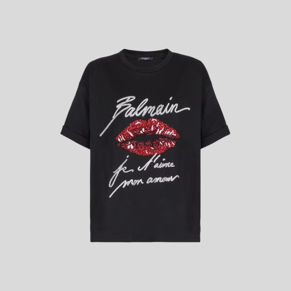 발망 kiss 자수 반팔(2color)