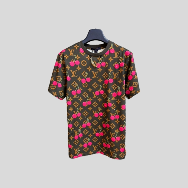 루이비통 체리 반팔 티셔츠(2color)