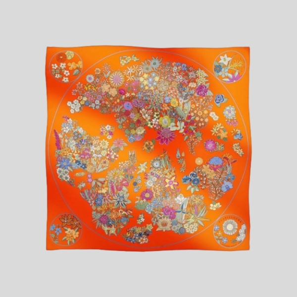에르메스 플로럴 맵 오렌지