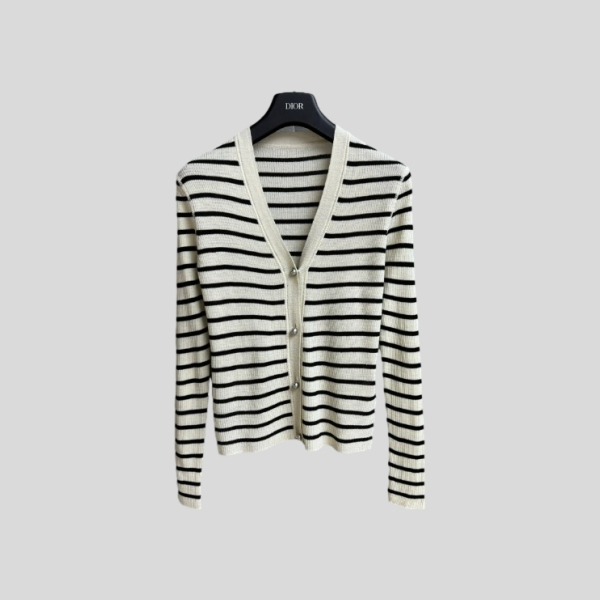 디올 Dioriviera 가디건 화이트