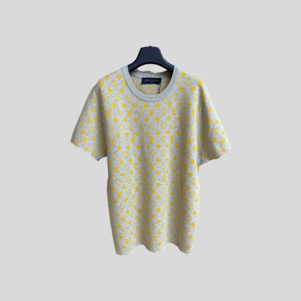 루이비통 자카드 니트 반팔