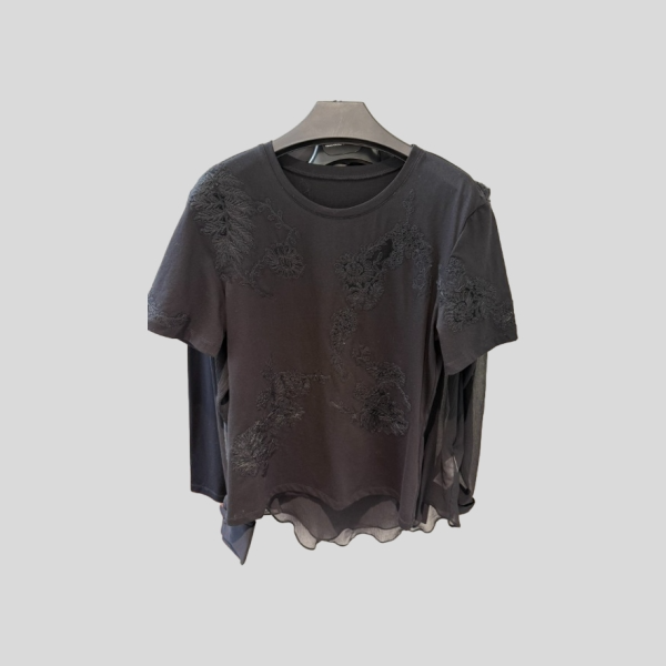 에르마노설비노 자수 티셔츠(2color)