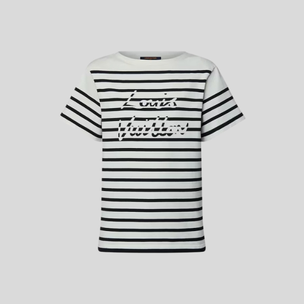 루이비통 시그니처 스트라이프 니트 탑 화이트