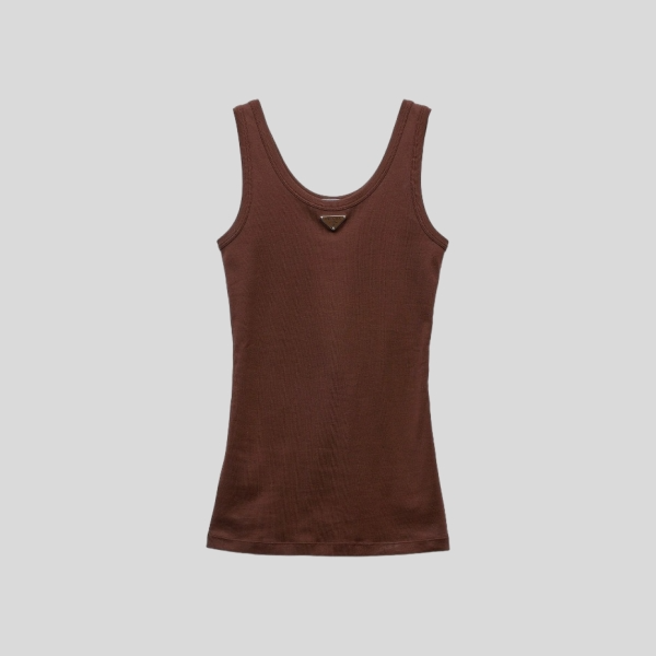 프라다 단색 삼각형 로고 팁(2color)