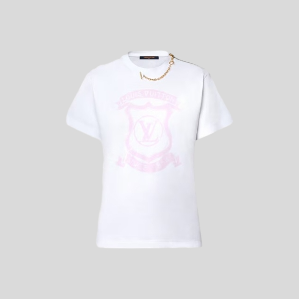 루이비통 시그니처 지퍼 디테일 티셔츠