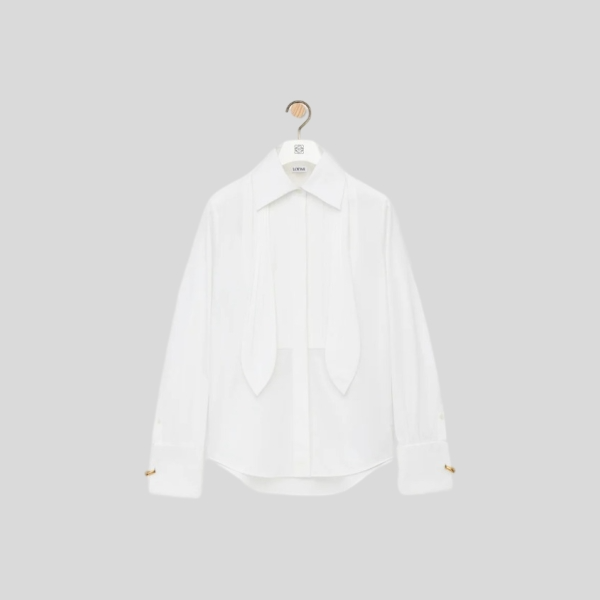 로에베 코튼 셔츠 화이트