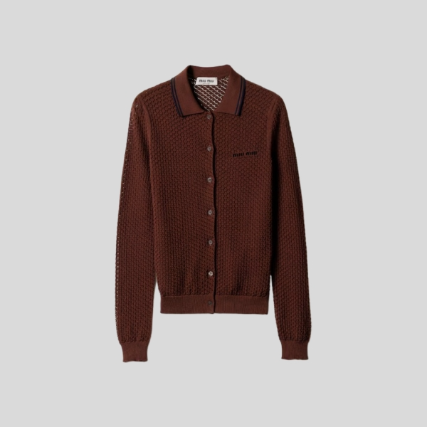 미우미우 코튼 가디건