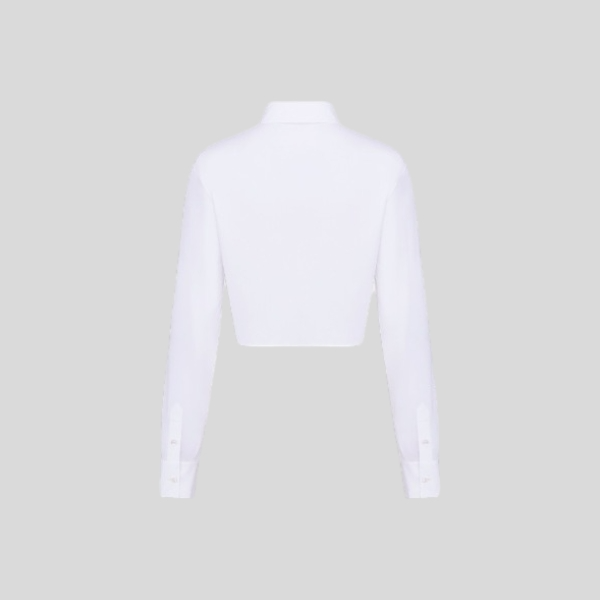 디올 크롭 셔츠