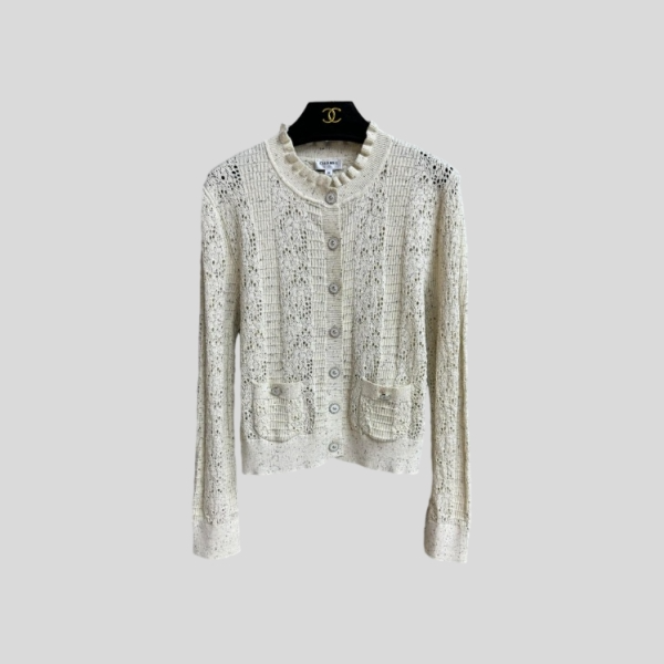 샤넬 레이스 가디건