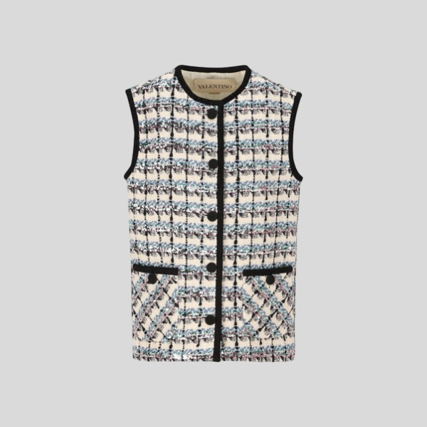 발렌티노 체크 베스트