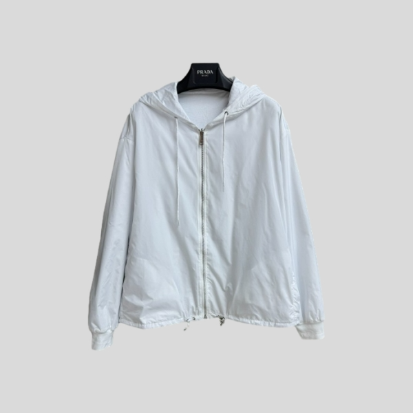 프라다 후드 양면 자켓