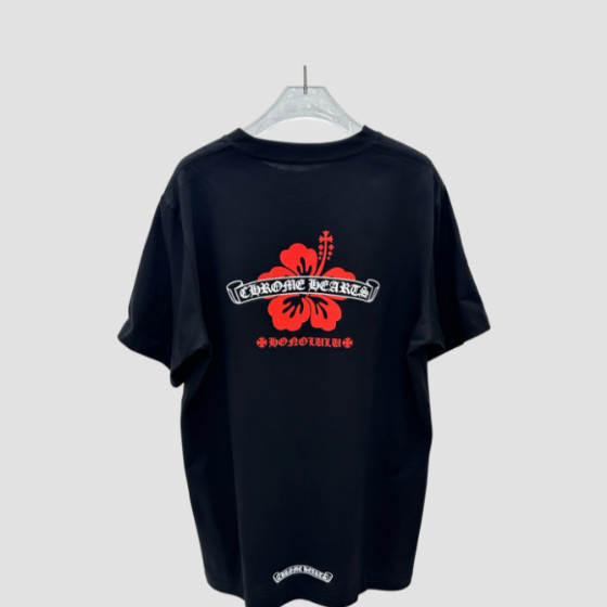 크롬하츠 다이아몬드 크로스 슬리브 반팔 티셔츠