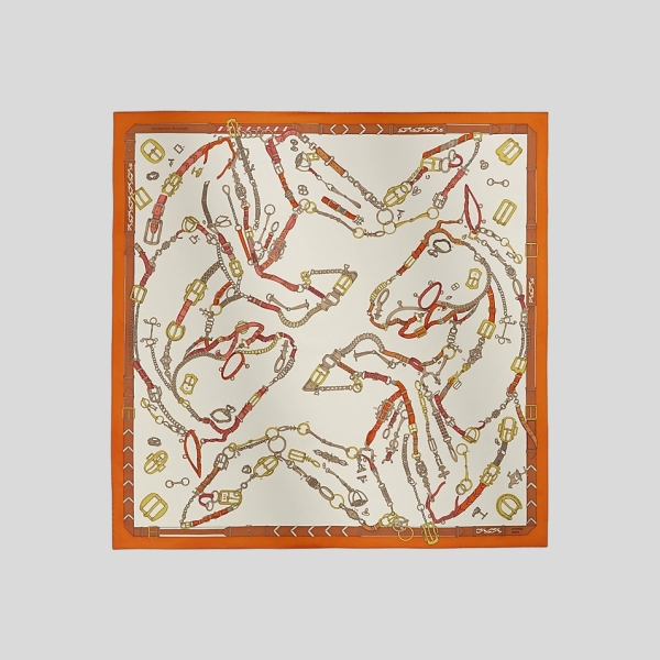 에르메스 Les Chevaux Dechaines 스카프