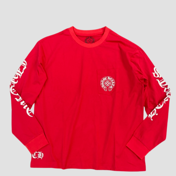 크롬하츠 스크롤 라벨 롱슬리브