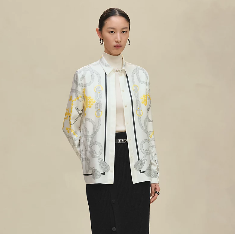 에르메스 클래식 셔츠