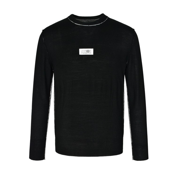 메종 마르지엘라 아플리케 상표 니트