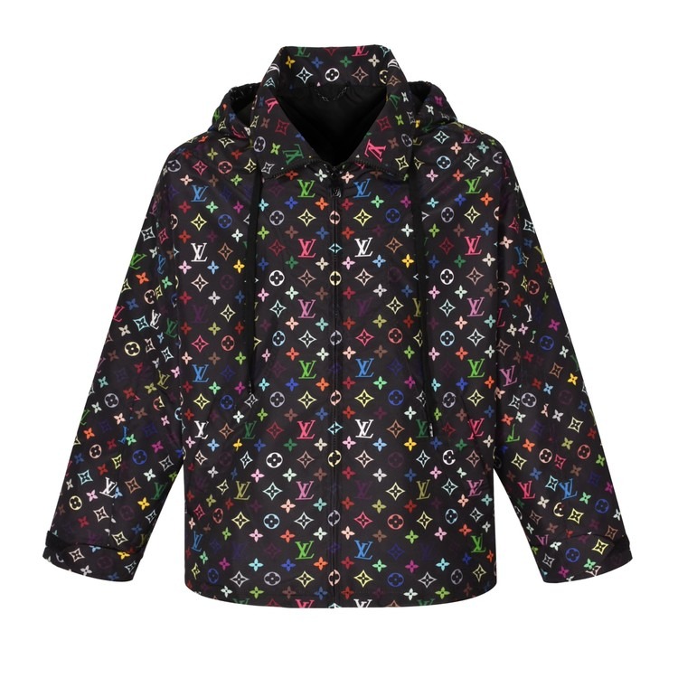 루이비통 LV X TM 올 오버 멀티 컬러 모노그램 칼라 넉 바람막이