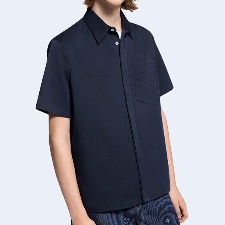 루이비통 모노그램 포켓 쇼츠 슬리브드 셔츠