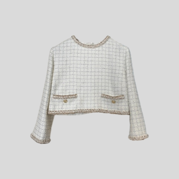 샤넬 트위드 자켓