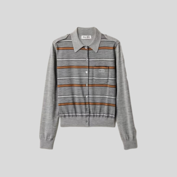 미우미우 울 가디건