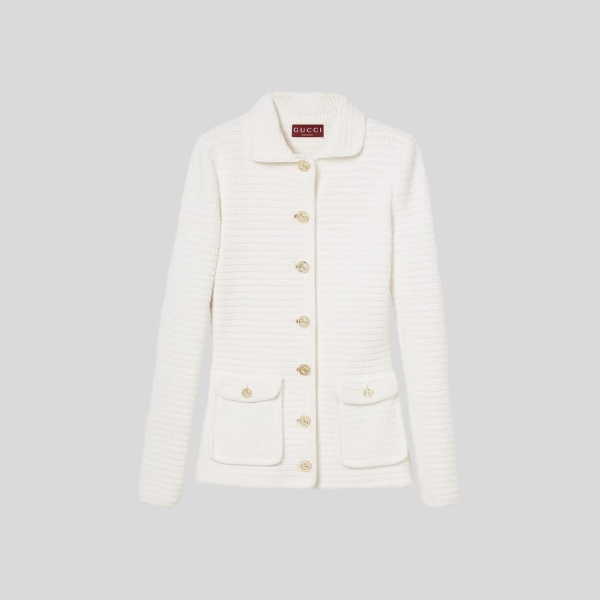 구찌 코튼 가디건