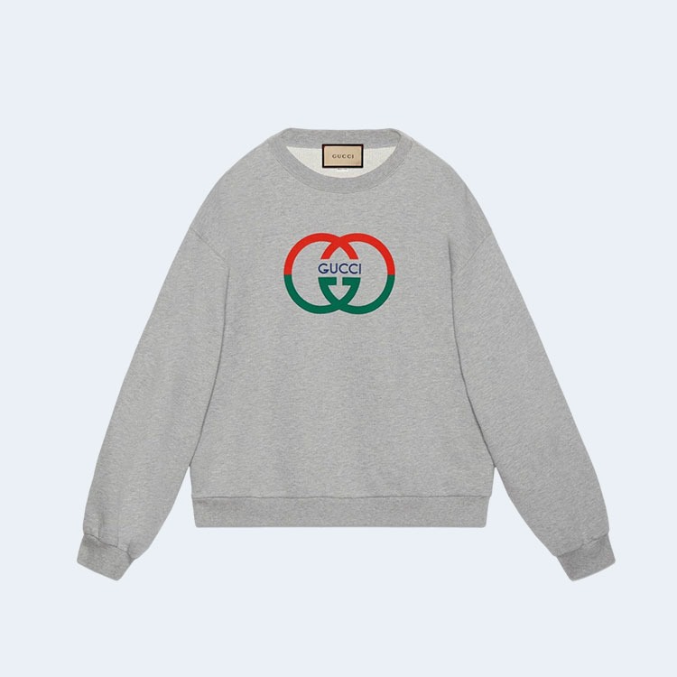 구찌 인터로킹 G 코튼 스웨트셔츠