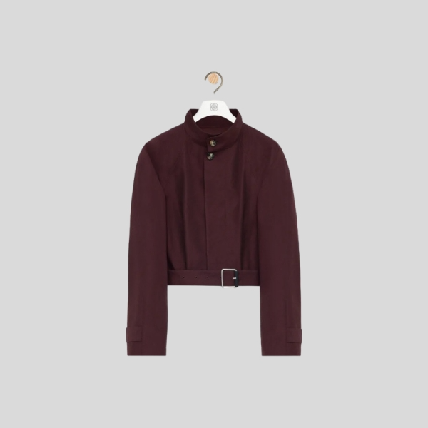 로에베 숏 코튼 프렌치 자켓