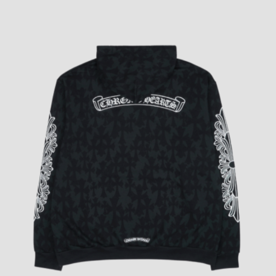 크롬하츠 세메터리 후드 집업